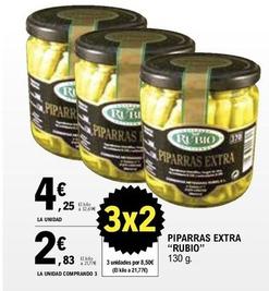 Oferta de Rubio - Piparras Extra por 4,25€ en E.Leclerc