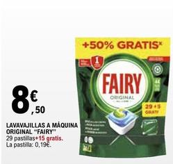 Oferta de Fairy - Lavavajillas A Máquina Original por 8,5€ en E.Leclerc
