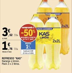 Oferta de Kas - Refresco por 3,52€ en E.Leclerc