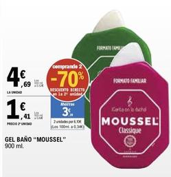 Oferta de Moussel - Gel Baño por 4,69€ en E.Leclerc