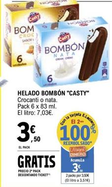 Oferta de Casty - Helado Bombón por 3,5€ en E.Leclerc