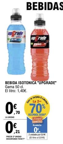 Oferta de Upgrade - Bebida Isotonica por 0,7€ en E.Leclerc