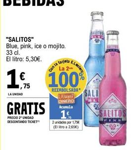 Oferta de Salitos - Blue, Pink, Ice O Mojito por 1,75€ en E.Leclerc