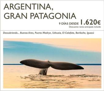 Oferta de Viajes a Argentina por 1620€ en Nautalia Viajes