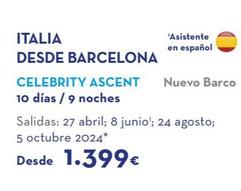 Oferta de Italia Desde Barcelona por 1399€ en Nautalia Viajes