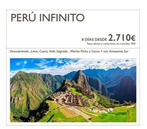 Oferta de Viajes a Perú por 2710€ en Nautalia Viajes