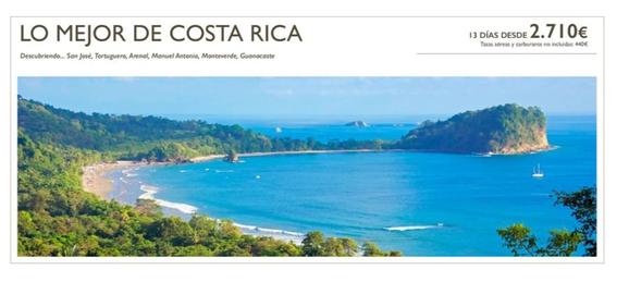 Oferta de Viajes a  Rica por 2,7€ en Nautalia Viajes