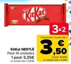 Oferta de Nestlé - KitKat por 5,25€ en Carrefour
