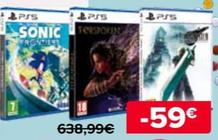 Oferta de Sony - Consola chasis D  + Pack 3 juegos por 579€ en Carrefour