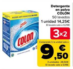 Oferta de Colon - Detergente  en polvo   por 14,25€ en Carrefour