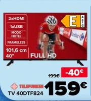 Oferta de Telefunken - TV 40DTF824 por 159€ en Carrefour