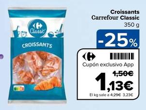 Oferta de Carrefour  - Croissants Classic por 1,09€ en Carrefour