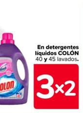 Oferta de Colon - En detergentes líquidos  40 y 45 lavados en Carrefour