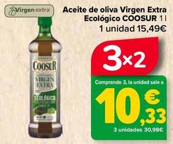 Oferta de COOSUR - Aceite de oliva Virgen Extra Ecológico  por 14,69€ en Carrefour