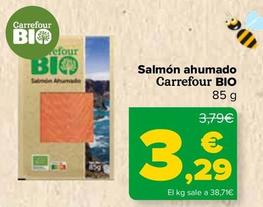 Oferta de Carrefour BIO - Salmón ahumado   por 2,97€ en Carrefour