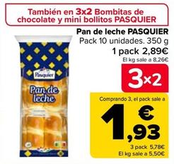 Oferta de Pasquier - Pan de leche  por 2,79€ en Carrefour
