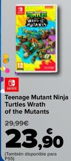 Oferta de Teenage Mutant Ninja Turtles Wrath of the Mutants por 21,9€ en Carrefour