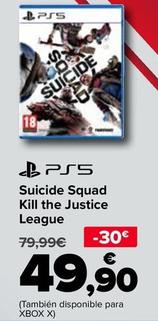 Oferta de Suicide Squad Kill the Justice League por 44,9€ en Carrefour