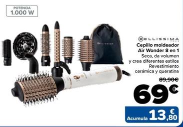 Oferta de Bellissima - Cepillo moldeador  Air Wonder 8 en 1 por 69€ en Carrefour