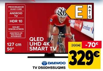 Oferta de Daewoo - TV D50DH55UQMS por 329€ en Carrefour