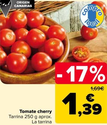 Oferta de Tomate Cherry por 1,39€ en Carrefour