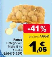 Oferta de Papas por 5,25€ en Carrefour