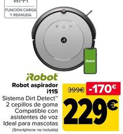 Oferta de Robot aspirador i115 por 229€ en Carrefour