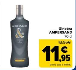 Oferta de Ampersand - Ginebra por 11,95€ en Carrefour