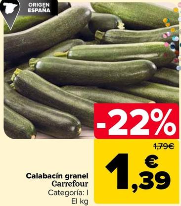 Oferta de Calabacín - Calabacín granel  por 1,39€ en Carrefour