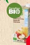 Oferta de Carrefour BIO - En zumo de manzana uva y melocotón y tomate  en Carrefour