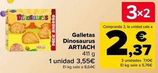 Oferta de Artiach - Galletas Dinosaurus por 3,55€ en Carrefour