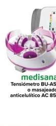 Oferta de Medisana - Tensiómetro BU-A57  o masajeador  anticelulítico AC 850 por 19,9€ en Carrefour
