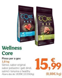 Oferta de Wellness Core - Pinso Per A Gos por 15,99€ en Tiendanimal