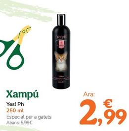 Oferta de Yes! Ph - Xampu por 2,99€ en Tiendanimal