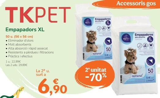 Oferta de Tkpet - Empapadors XL por 22,99€ en Tiendanimal