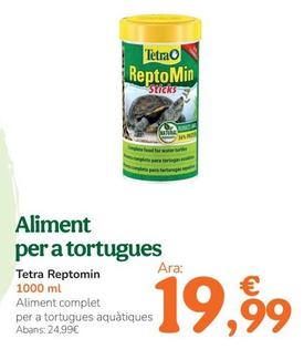 Oferta de Tetra Reptomin - Aliment Per A Tortugues por 19,99€ en Tiendanimal