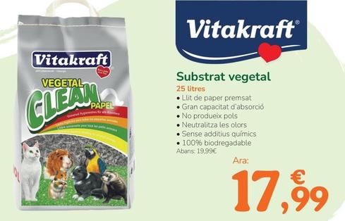 Oferta de Vitakraft - Substrat Vegetal por 17,99€ en Tiendanimal
