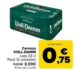 Oferta de Voll-Damm - Cerveza   por 8,99€ en Carrefour