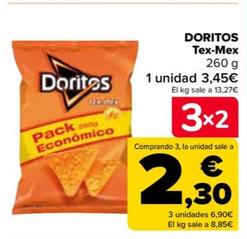 Oferta de DORITOS  - Tex-Mex por 3,45€ en Carrefour