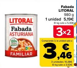Oferta de LITORAL - Fabada   por 5,19€ en Carrefour