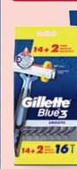 Oferta de Gillette - En TODAS las maquinillas desechables Blue II Blue 3 geles y espumas  en Carrefour