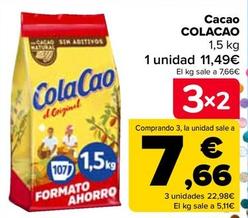 Oferta de COLACAO - Cacao   por 11,49€ en Carrefour