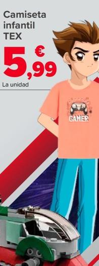 Oferta de Tex - Camiseta  infantil  por 5,99€ en Carrefour