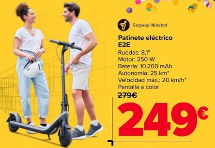 Oferta de Segway-Ninebot - Patinete eléctrico E2E por 249€ en Carrefour