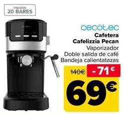 Oferta de Cecotec - Cafetera  Cafelizzia Pecan por 69€ en Carrefour
