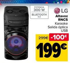 Oferta de LG - Altavoz  RNC5 por 199€ en Carrefour