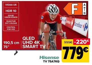 Oferta de Hisense - TV 75A7KQ por 779€ en Carrefour