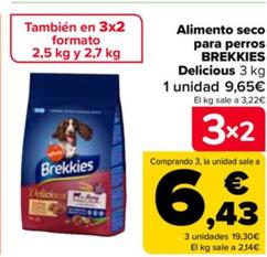 Oferta de Brekkies - Alimento Seco Para Perros Delicious por 9,65€ en Carrefour