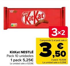 Oferta de Nestlé - Kikat por 5,25€ en Carrefour