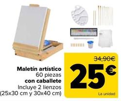 Oferta de Maletín Artistico por 25€ en Carrefour